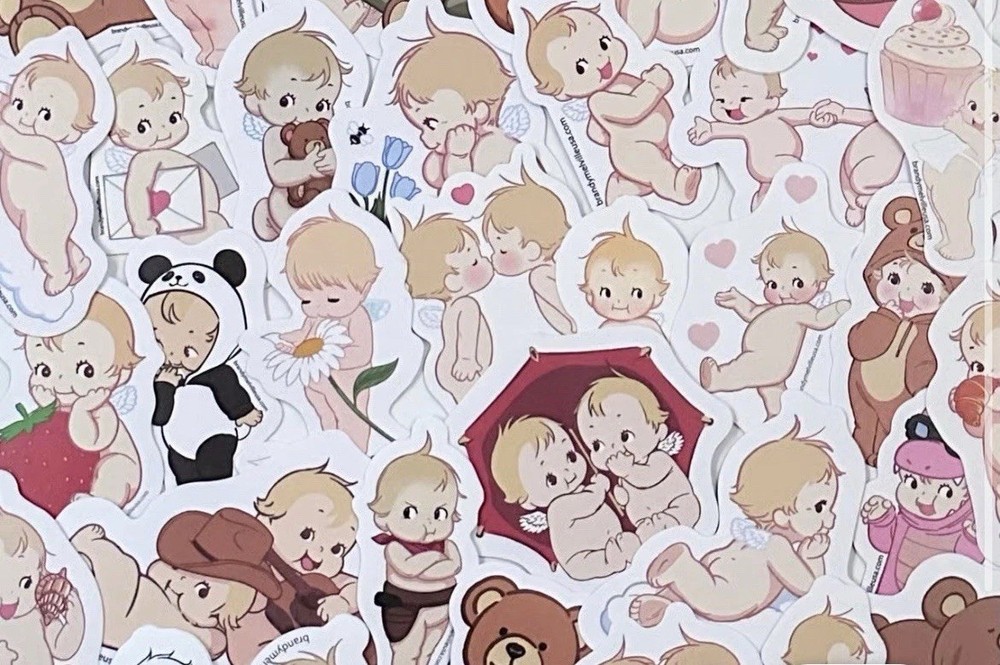 Brandy Melville Stickers Pack Of 8 stickers Aesthetic Trendy Cute Sticker Pack