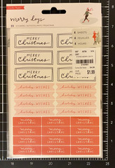 Crate Paper MERRY DAYS Gift Tags Sets, Clear Stamp Sets or 4 Sheet Stickers