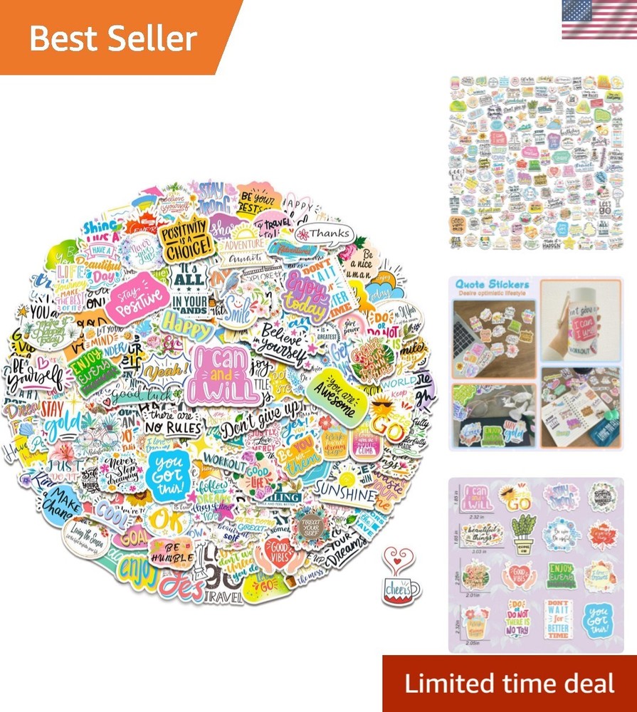 Inspirational Stickers,150Pcs Motivational Stickers for Water Bottles Positiv…