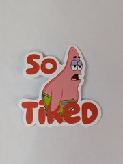Set Of 7 Stickers Patrick Star SpongeBob SquarePants Assorted Sticker Designs