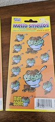 VTG Mello Smellos Stickers Root Beer Float, Tacos, Coffee, Mint Ice Cream. New