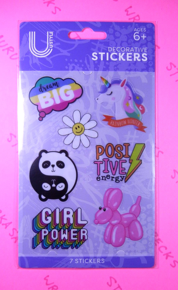 Girl Power Girl Stuff Stickers 1 Sheet Pack