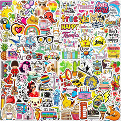 Stickers for Water Bottles 200 Pcs VSCO Sticker Packs Flower and Plant Theme Wat