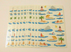 Mrs. Grossman’s Stickers Lot of 10 Sheets ~On The Water Fun~ Reflections 2013