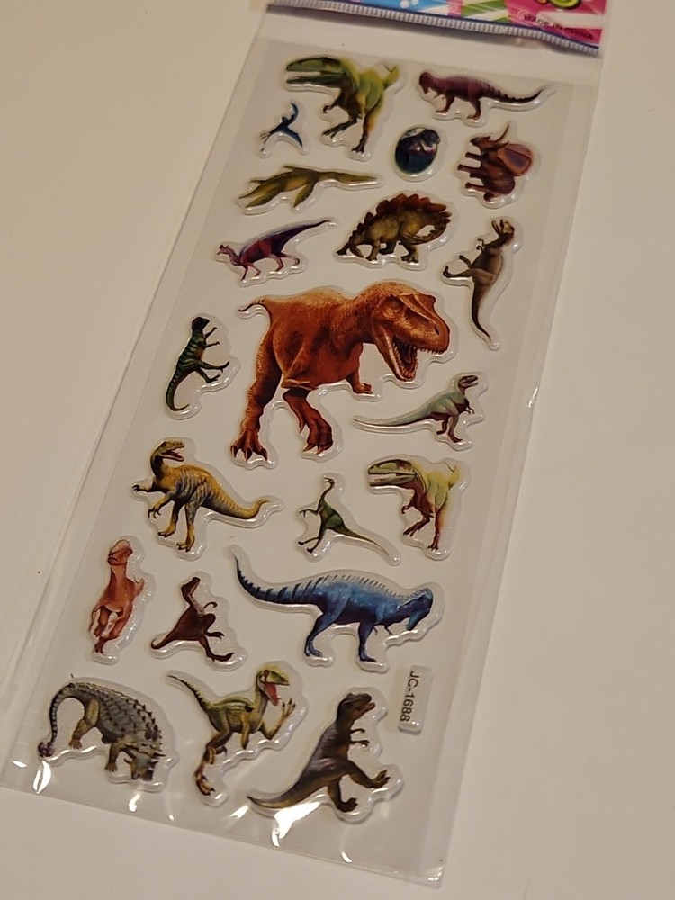 Realistic 3D Dinosaur Dino Stickers Planner Teacher Supply Papercraft DIY