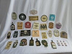 Lot 20+ Halloween Potion Bottle Label Stickers Journal Collage Apothecary