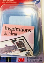 3M Scotch Keepsake Rectangle Display Box (2″ x 2.5″ x.25″) Photo Safe NEW