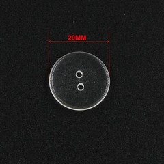13/16″(20mm) Flatback Resin Clear Buttons Sewing Buttons, DIY Crafts Children…