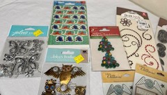 Jolee’s Boutique Vacation Travel Scrapbooking Embellishments Lot Owl Butterflies