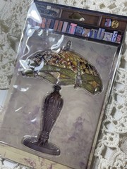 Architextures by 7Gypsies Tiffany Lamp Sticker Vintage Antique Relic Collection