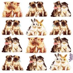 Violette Stickers Sweetheart Pets Crafts Planner Supply Scrapbook Dogs Cats Pig