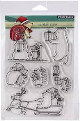 Penny Black Clear Cling Stamps SANTA’S CREW