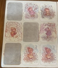 Vintage Sticker Sheets 11 Mary Hamilton and Friends Winter Summer Spring Fall