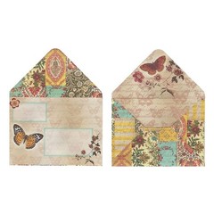 Punch Studio Metallic Greeting Card Box Set (Three Butterflies)