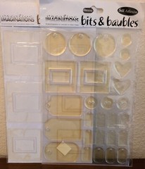 2 Packs Creative Imaginations Bits & Baubles Paper Crafting Embellishments #148