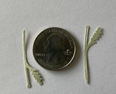 LIGHT GREEN DAISY STEM Die-cut Embellishment(15pc)Jolee’s •Flowers•Garden•Leaf