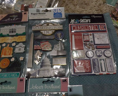 HUGE NEW LOT of 9 WASHINGTON DC WHITE HOUSE THEME jolee’s scrapbooking stickers