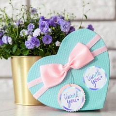 Holographic Rainbow Thank You Stickers for Arts Crafts Small Business Waterproof