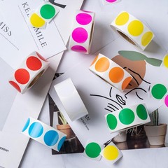 Hoewina 3500 Pcs Colored Dot Stickers, 3/4″ Label Sticker Round Color Codin