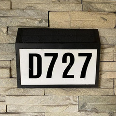 24 Sheets 4 Inch Vinyl Letter Stickers A-Z 0-9 Alphabet Number Decals Black