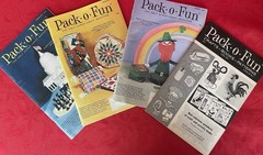 Vintage 1970’s Pack-o-Fun Scrap Craft Books Lot of 25