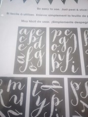 Me & My Big Ideas Stickers 10 Sheets Mambi Stickers Lowercase Cursive Letters