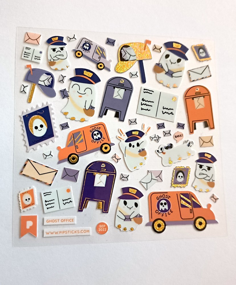 Pipsticks Sticker Sheet Cactus Bear Skunk Diner Workman Halloween – You Choose