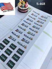 Erin Condren Planner Sticker – Back to School, Test, Exam, No School, Homework