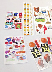 Scrapbook Theme Stickers Lots – Boy Stickers – Girl Stickers – Sports