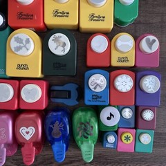 HUGE MIXED LOT 40 PAPER CRAFT PUNCHES Scrapbooking HOLIDAYS SHAPES FLOWERS