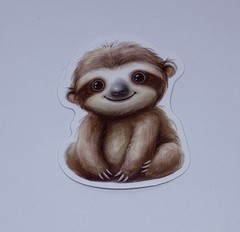 Cute Baby Sloth Animal Sticker Vinyl Decal Journal Wall Fun Art Decor Tc9