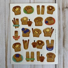 S’mores And French Toast Scratch Sniff Stickers 2 Single Sheets New Comfort Food
