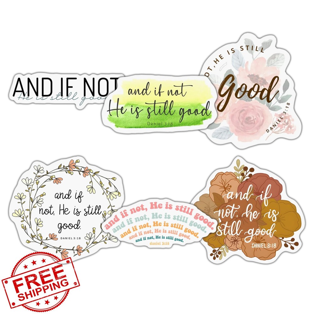 NHUNGSIS92 3-Pack Daniel 3:18 Bible Verse Sticker