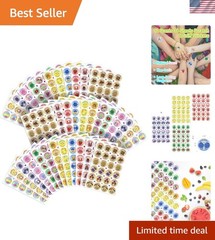 Scratch and Sniff Stickers – 864 Pieces, 12 Different Scents, 36 Sheets – Rew…