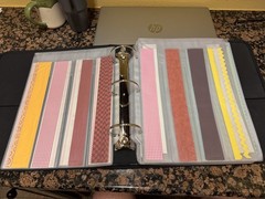 Creative Memories binder with dividers, protectors, stickers, & more!