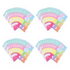 480Pcs Monthly Tabs for Planner Writable Index Stickers Assorted Color Paper