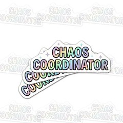 VERLUXA Chaos Coordinator Stickers 3 Pack