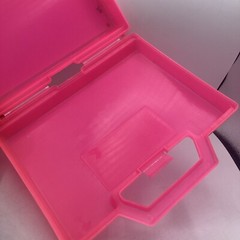 Vtg 90s Sandylion Sticker Treasure Kit Case Only Bear Farm Barn Pigs Cow Horse