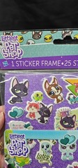 Hasbro Littlest Pet Shop Puffy Stickers With Sticker Frame 2019 Cats Cartoon