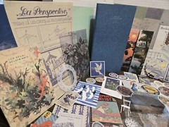 Lot Junk Journal Kit Paper Stickers Tickets Tags Labels Ephemera Cards Tags Book