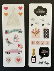 Peter Pauper Press ASSORTED WEDDING Sticker Pack 65 Stickers