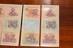 Vintage 1977 Stickers Hallmark Seals Mary Hamilton Sweet Girls Pen Pals Loose