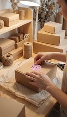 500 Pcs 1.5 Inch Pink and Rose Gold Thank You Stickers for Small Business, Sm…