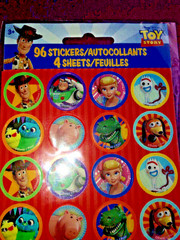 96 Disney Toy Story Stickers (4 Sheets) NIP