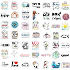 Inspirational Christian Stickers Waterproof Gifts for Kids, Teens, Girls and Boy