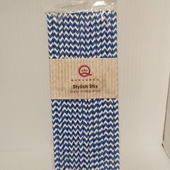 Queen & Co Crafting STYLISH STIX Paper Drinking Straws-8 Packs -200 Straws