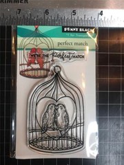 New Penny Black RUBBER STAMP clear VALENTINES LOVE PERFECT MATCH free USA ship