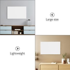 White Self Adhesive Dry Erase Board Large Removable Whiteboard Sticker for Walls