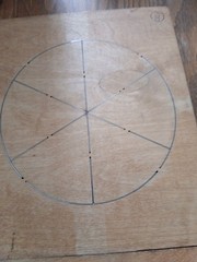 AccuCut Jumbo Die Cut Lot Of 6 Fraction Circle Whole 1/8 1/6 1/4 1/3 1/2