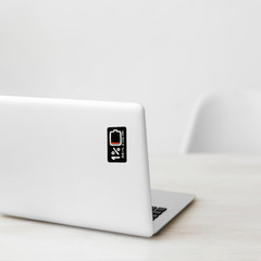 Battery 1% Charge ✦ B-Side Label Sticker